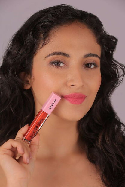 Ammoha Cosmetics Long-Lasting, Matte-Finished Spring Flamingo Color Liquid Lipstick - Distacart
