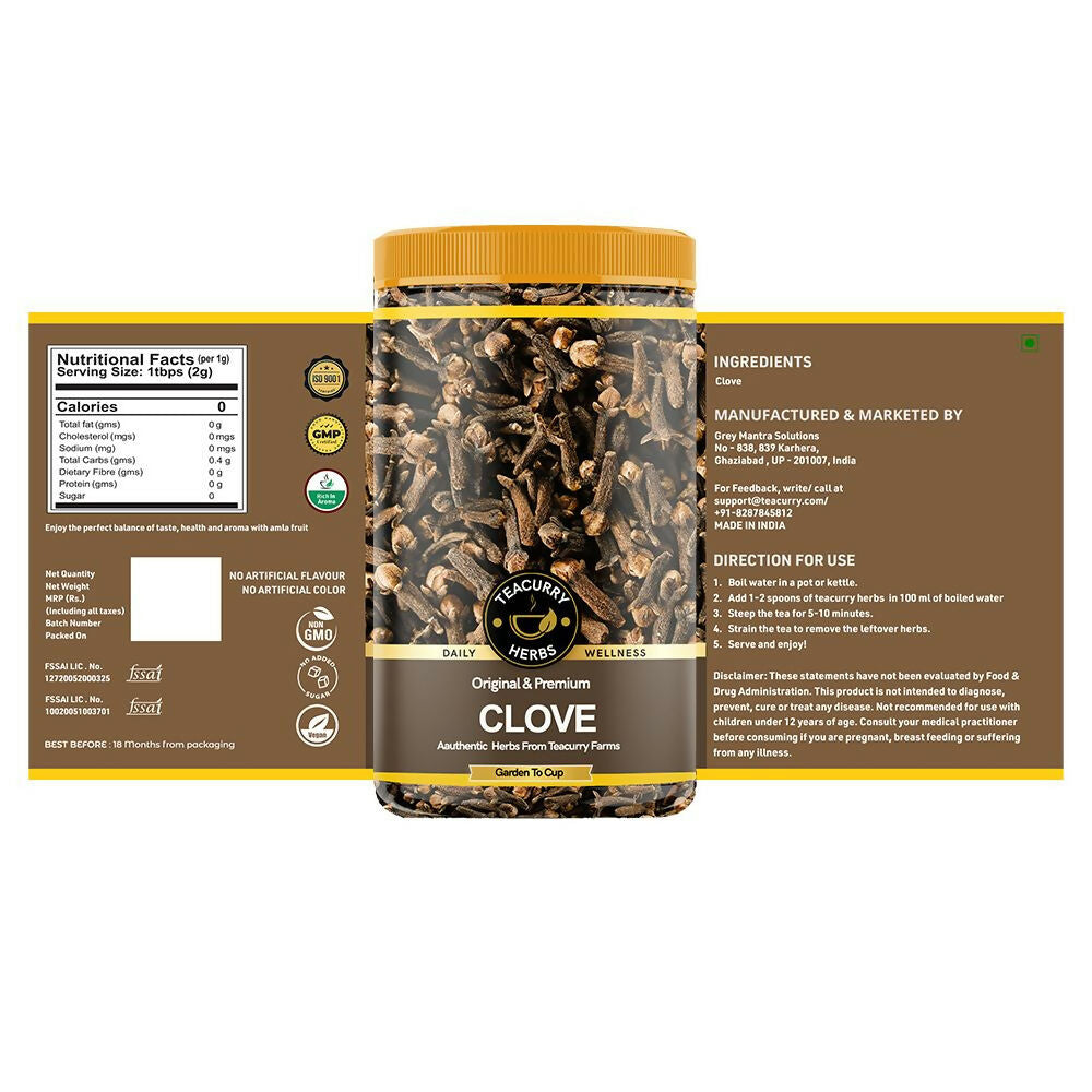 Teacurry Premium Organic Clove - Distacart