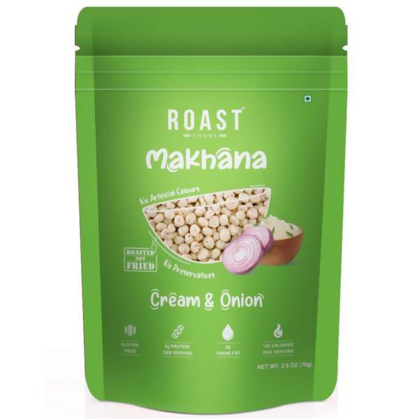 Roast Makhana Cream & Onion