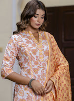 Thumbnail for Vegaa Fashion Light-Sky Blue Cotton Kota Checks Salwar Suit - Dista