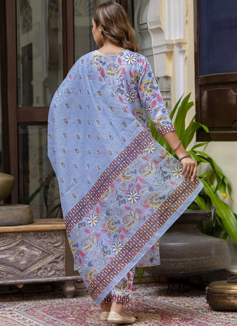 Vegaa Fashion Off-White Cotton Kota Checks Salwar Suit - Distacart
