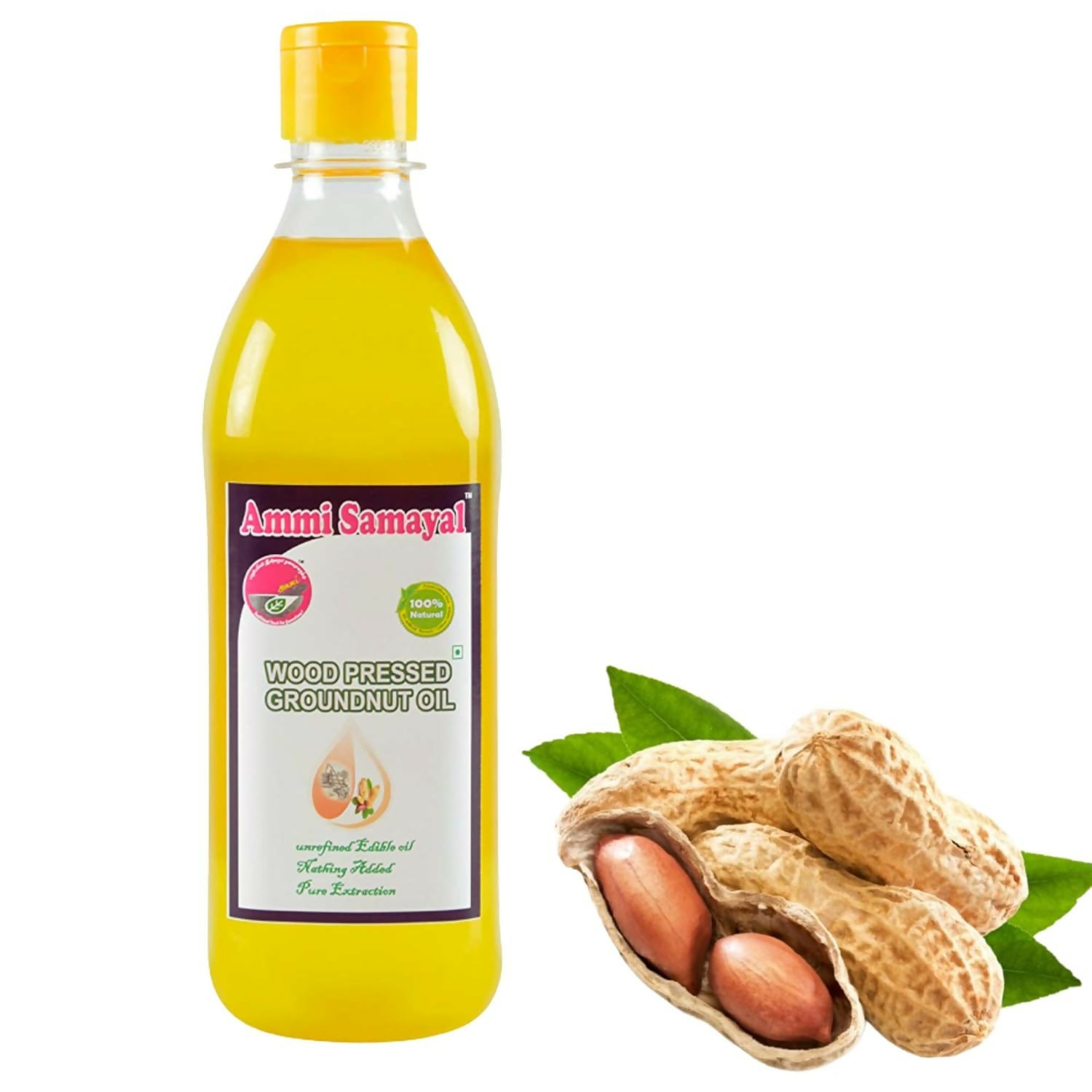 Ammi Samayal Wood Pressed Groundnut Oil - Distacart