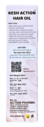 Thumbnail for Action Pharma Kesh Action Hair Oil