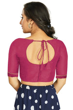 Thumbnail for Aastha Fashion Women's Pink Art Silk Designer Party Wear Readymade Blouse - Distacart