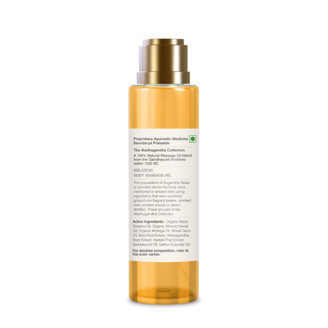 Forest Essentials Body Massage Oil Sandalwood & Saffron - Distacart
