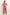 PAVONINE Peach Color Rayon Fabric 2Pc Cord Set For Girls & Women