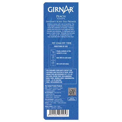 Girnar Peach Iced Tea - Distacart