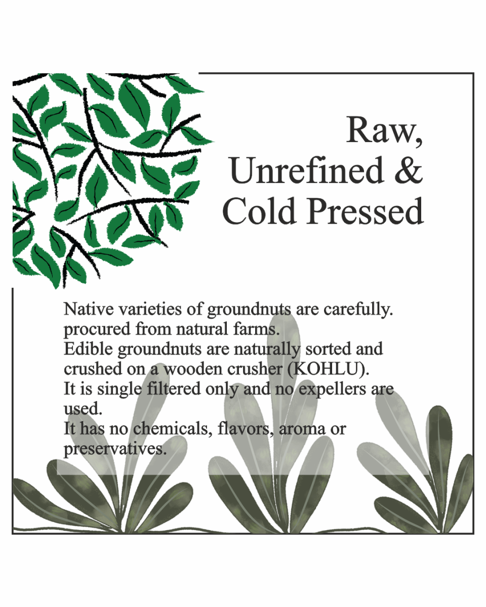 Asavi Cold Pressed Groundnut Oil - Distacart