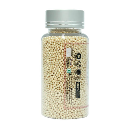 confect pearl disco balls sprinkles 2 mm 120 gms