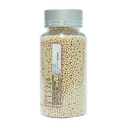 confect pearl disco balls sprinkles 2 mm 120 gms