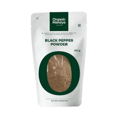 Organic Mandya Black Pepper Powder - Distacart