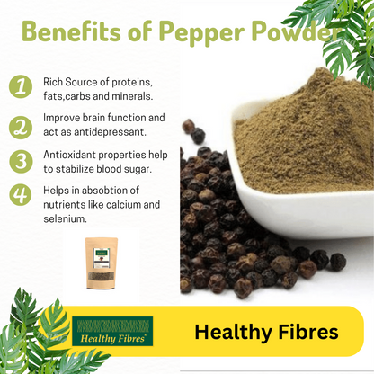 Healthy Fibres Black Pepper Powder - Distacart