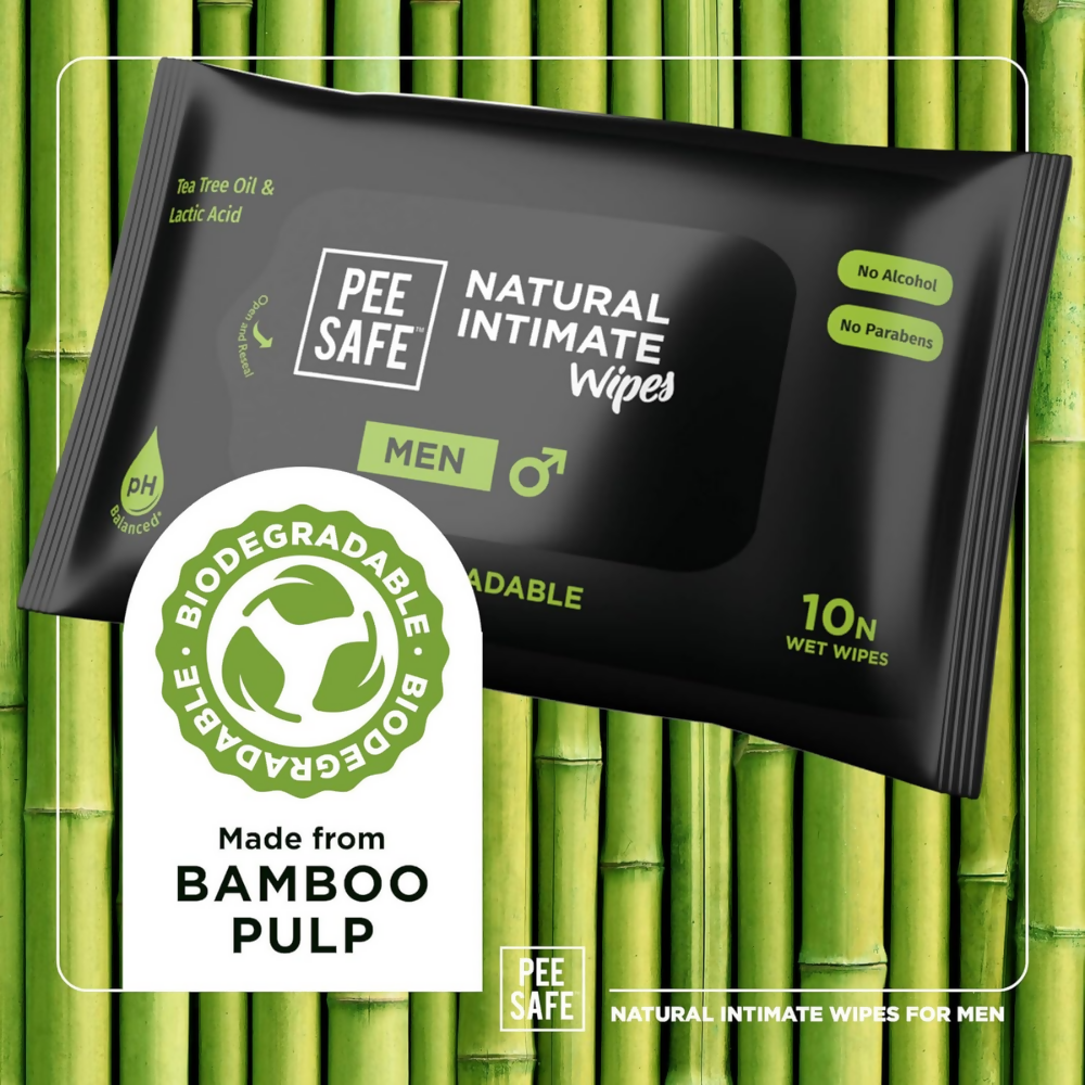 Pee Safe Intimate Wash & Intimate Wipes for Men - Dista