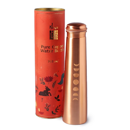 Isha Life Sleek Mystic Moon Copper Bottle - Dista