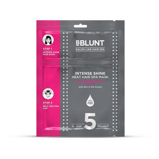 BBlunt Intense Shine Heat Hair Spa Mask With Rice & Silk Protein - Distacart