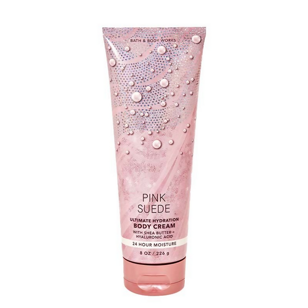 Bath & Body Works Pink Suede Ultimate Hydration Body Cream - Distacart