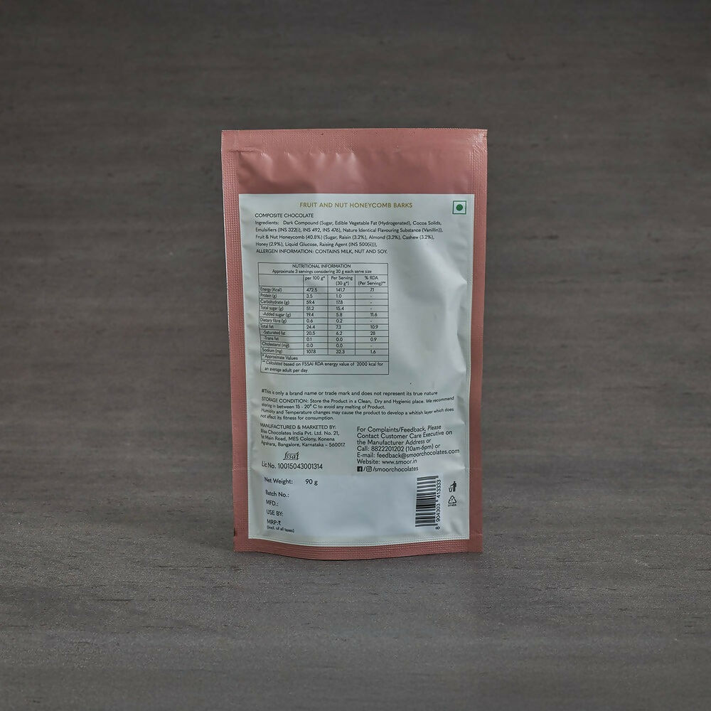 Smoor Fruit and Nut Honeycomb Barks