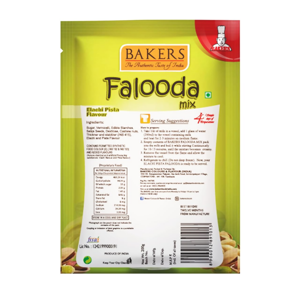 BAKERS Elaichi Pista Flavored Falooda Mix - Dista