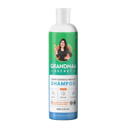 Nidhi'S Grandmaa Secret Curry Leaf & Hibiscus Shampoo - Distacart