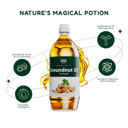 Organic Mandya Cold Pressed - Groundnut Oil - Distacart