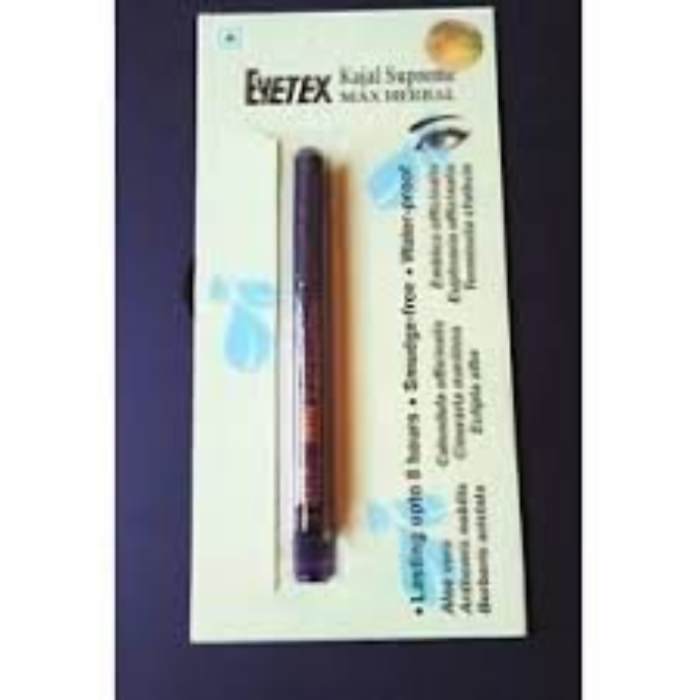 Eyetex Matte Finish Supreme Max Herbal Kajal - Black - Dista