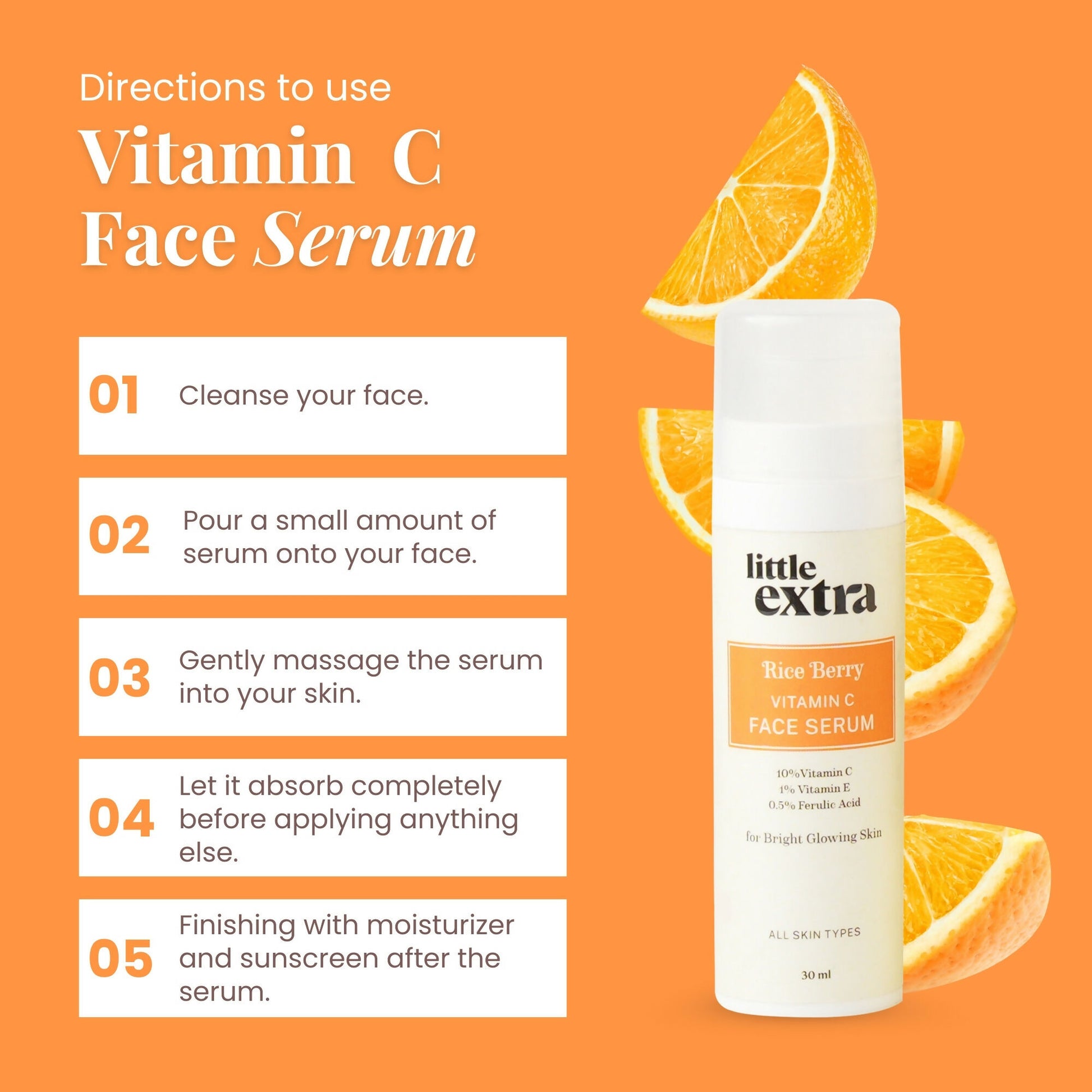 Little Extra Rice Berry 10% Vitamin C Face Serum - Distacart