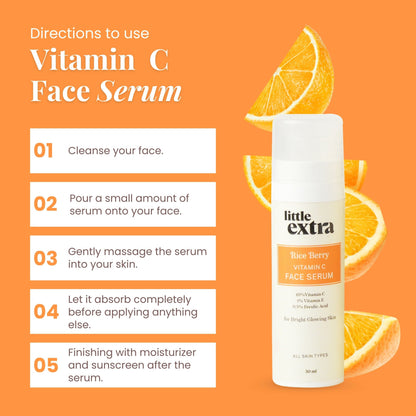 Little Extra Rice Berry 10% Vitamin C Face Serum - Distacart