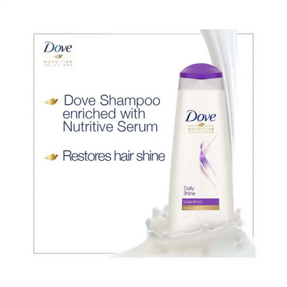Dove Daily Shine Shampoo + Shine Serum With UV Protection - Distacart