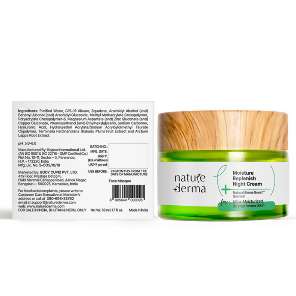 Nature Derma Moisture Replenish Night Cream - Distacart