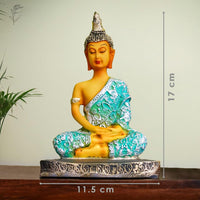 Thumbnail for The Earth Store Poly Resin Sitting Peaceful Bhudha Idol - Distacart
