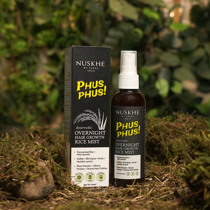 Nuskhe By Paras Ayurvedic Overnight Hair Growth Rice Mist - Distacart