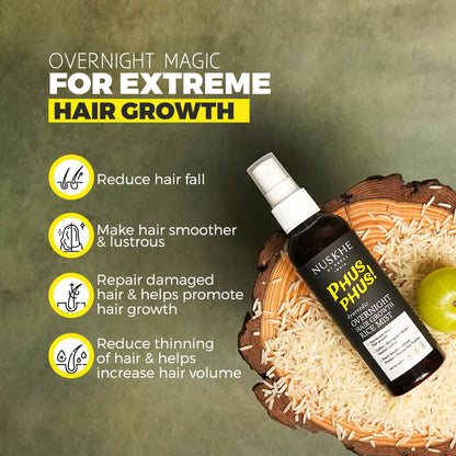 Nuskhe By Paras Ayurvedic Overnight Hair Growth Rice Mist - Distacart