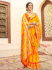Shree Shyam Fashion Silk Blend Yellow Saree - Distacart