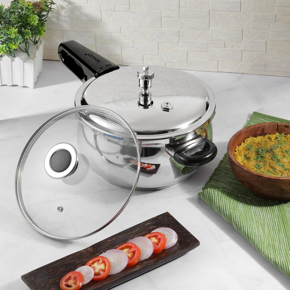 Vinod Splendid Plus Stainless Steel Outer Lid Pressure Cooker - Dista