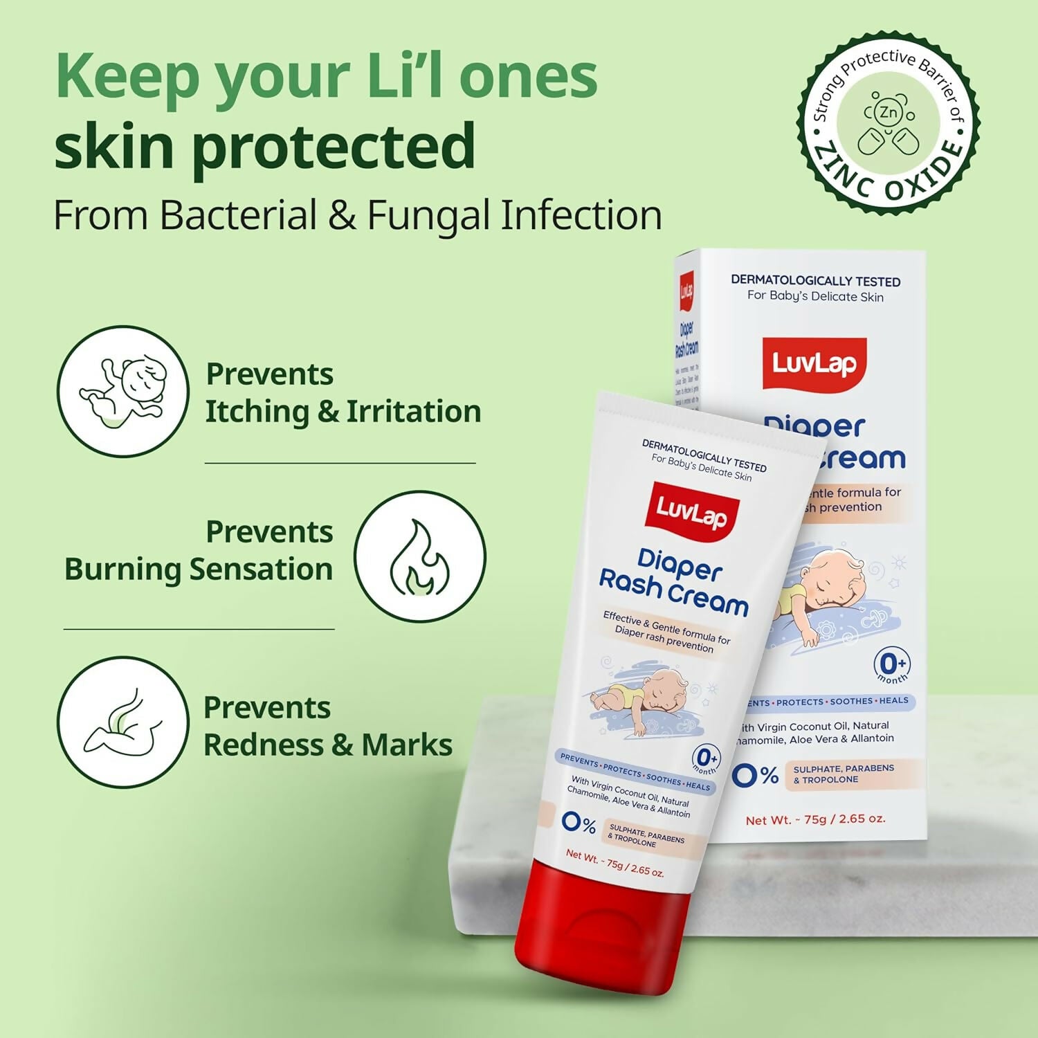 LuvLap Baby Diaper Rash Cream - Distacart