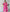 Pimu Front Slit Midi Dresses V-neck Designs For Women Party Wear - Pink