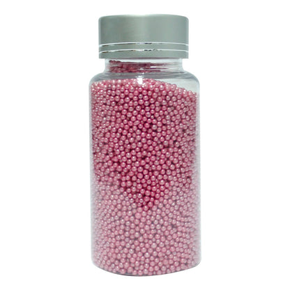 confect pink disco balls sprinkles 2 mm 120 gms