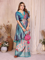 Thumbnail for Anaita Banarasi Tissue Silk Saree - Distacart