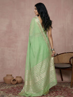 Thumbnail for Anaita Rama Cotton Saree With Blouse - Distacart