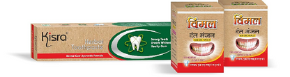 Kisra Vimal Dant Manjan & Herbal Toothpaste Kit - Distacart