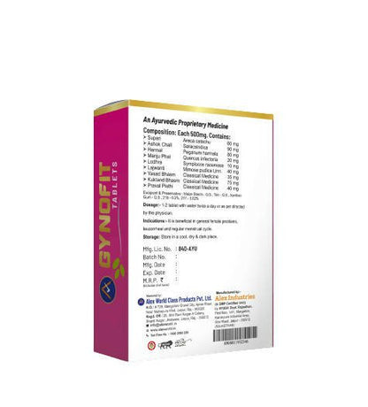 Alex Gynofit Herbal Tablets - Distacart