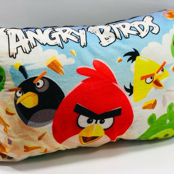 Unique Fashion Microfibre Filled Cushion For Kids - Angry Birds - Distacart