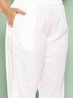 Thumbnail for Yufta Plus Size Ethnic Motifs Printed Regular Kurta with Trousers & With Dupatta