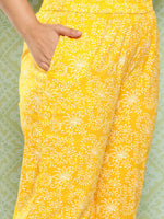 Thumbnail for Yufta Plus Size Ethnic Motifs Printed Thread Work Pure Cotton Kurta Set - Distacart