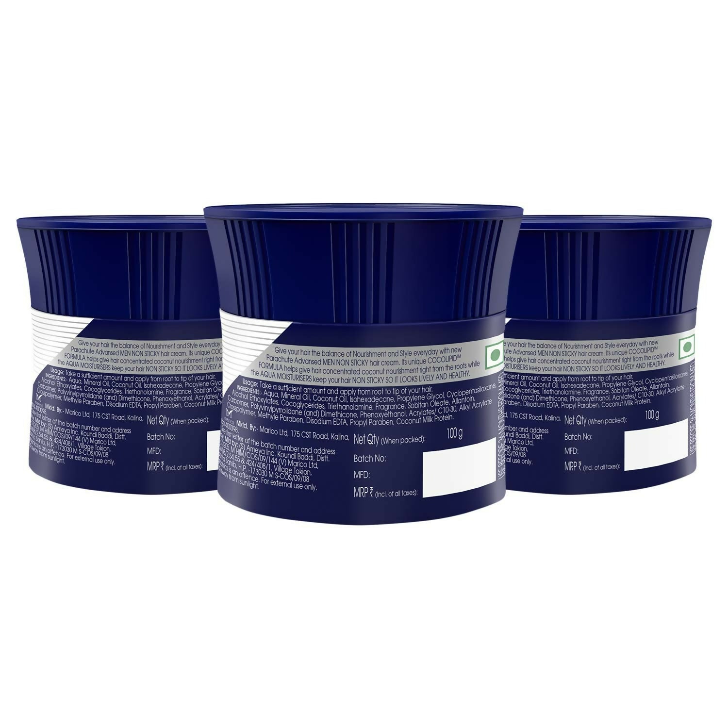 Parachute Hair Cream After Shower For Men - Classic - Distacart