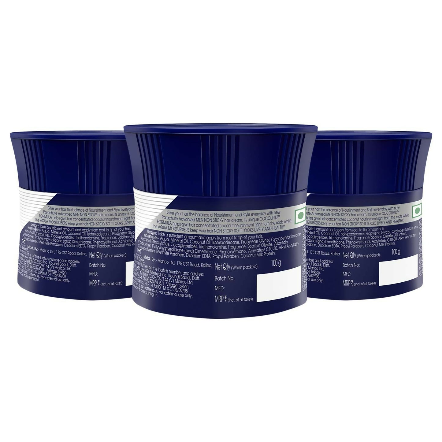 Parachute Hair Cream After Shower For Men - Classic - Distacart