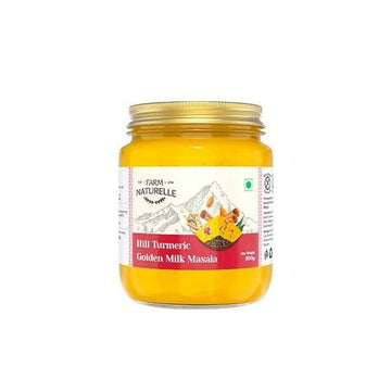 Farm Naturelle Golden Milk Masala - Turmeric Latte Blend with Spices - Distacart
