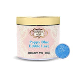 Thumbnail for poppy blue edible lace 100g