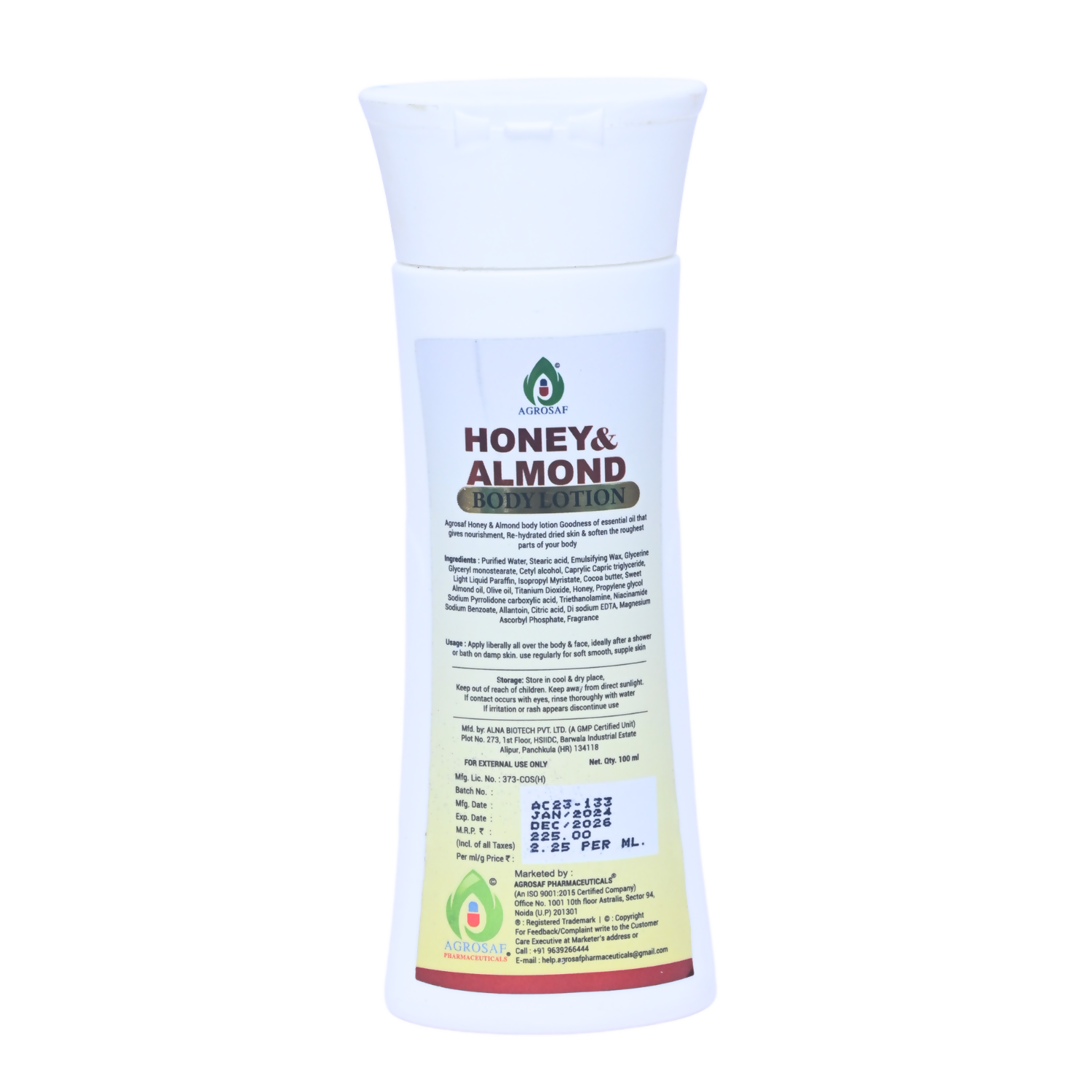 Agrosaf Honey Almond Body Lotion - Dista