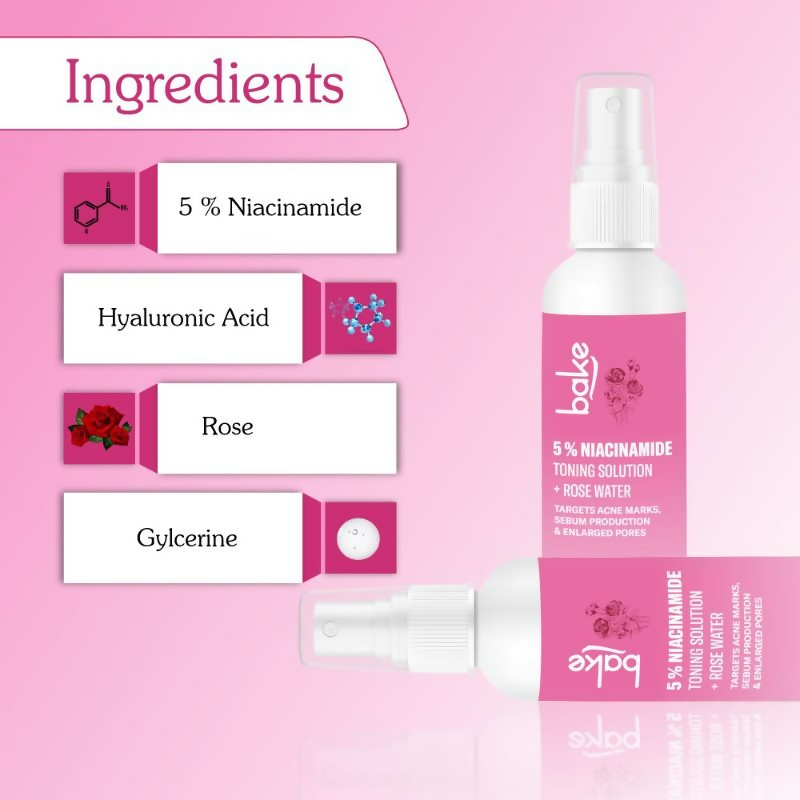 Bake 5% Niacinamide Toning Solution - Distacart
